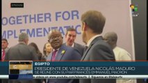 Presidente Nicolás Maduro sostiene encuentro con su homólogo francés Enmanuel Macron