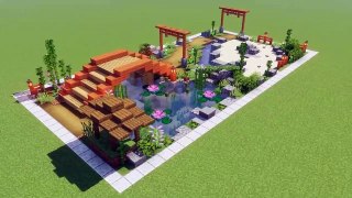 How To Build A Koi Pond _ Minecraft Tutorial