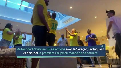 Brésil - Le bonheur de Richarlison et sa famille après l'annonce de Tite