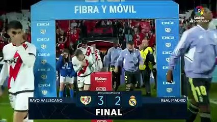 Rayo Vallecano vs Real Madrid resumen adios al invicto