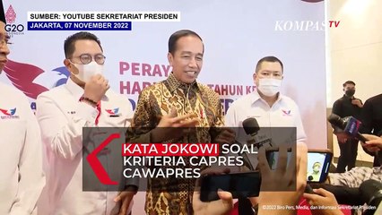 Kata Jokowi Saat Ditanya Kriteria Capres 2024: Bisa Dua Hari Tidak Rampung..