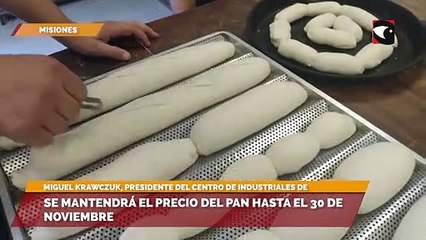 Misiones mantendrá el precio del pan hasta el 30 de noviembre