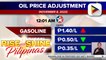 Oil price adjustment, epektibo na ngayong araw