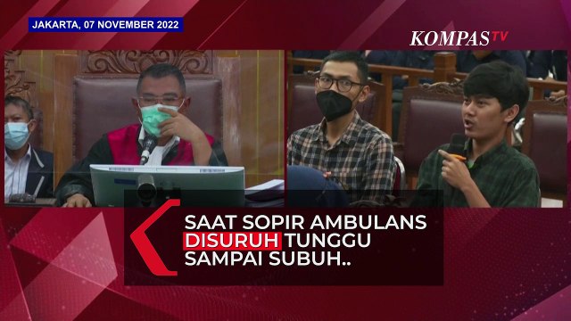Saat Sopir Ambulans Jenazah Brigadir J Ditahan Petugas, Tunggu Hingga Subuh