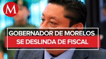 Gobierno de Morelos informa que se desvincula del fiscal de Uriel Carmona