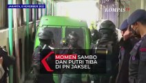 Detik-Detik Ferdy Sambo dan Putri Candrawathi Tiba di PN Jaksel Jalani Sidang Pemeriksaan Saksi