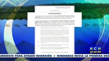 ZEDE ciudad Morazán espera respuesta del gobierno sobre la zona libre