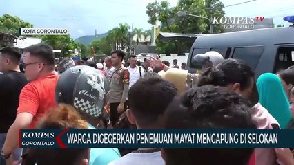 Warga Kota Gorontalo Digegerkan Penemuan Mayat Mengapung di Selokan
