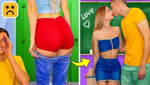 SUPER COOL CLOTHES HACKS! Fashion Life Hacks & DIY Outfit Ideas