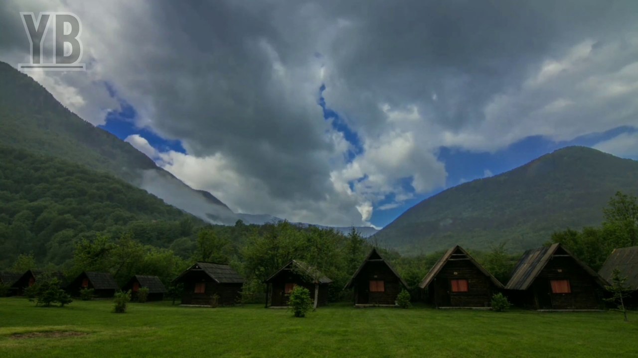 Time leapse footage of a clouds