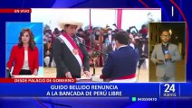 Guido Bellido presenta su renuncia a la bancada de Perú libre