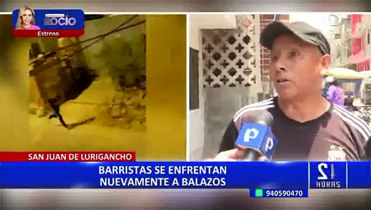SJL: Hinchas menores de edad se pelean a balazos contra barra rival