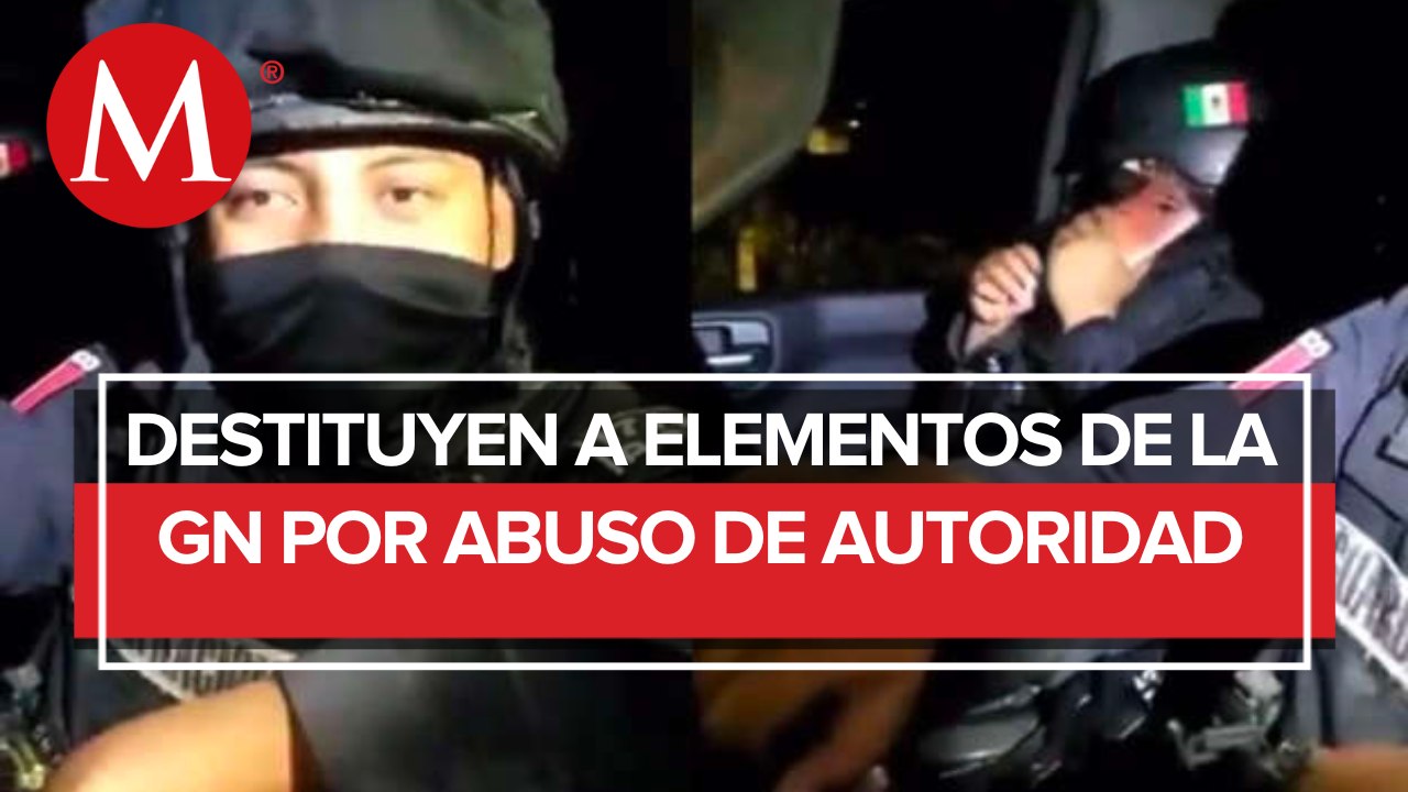 Agentes de la Guardia Nacional son destituidos por abuso de autoridad en Puebla