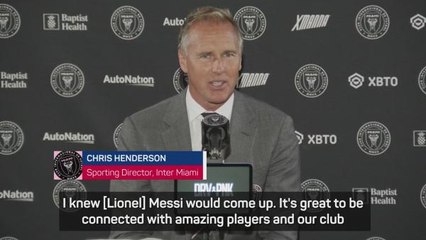 Inter Miami happy to be connected with 'amazing players' amid Messi speculation