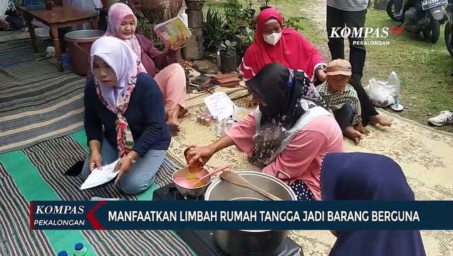 Manfaatkan Limbah Rumah Tangga Jadi Barang Berguna
