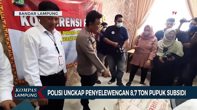 Polisi Ungkap Penyelewengan 8,7 Ton Pupuk Subsidi