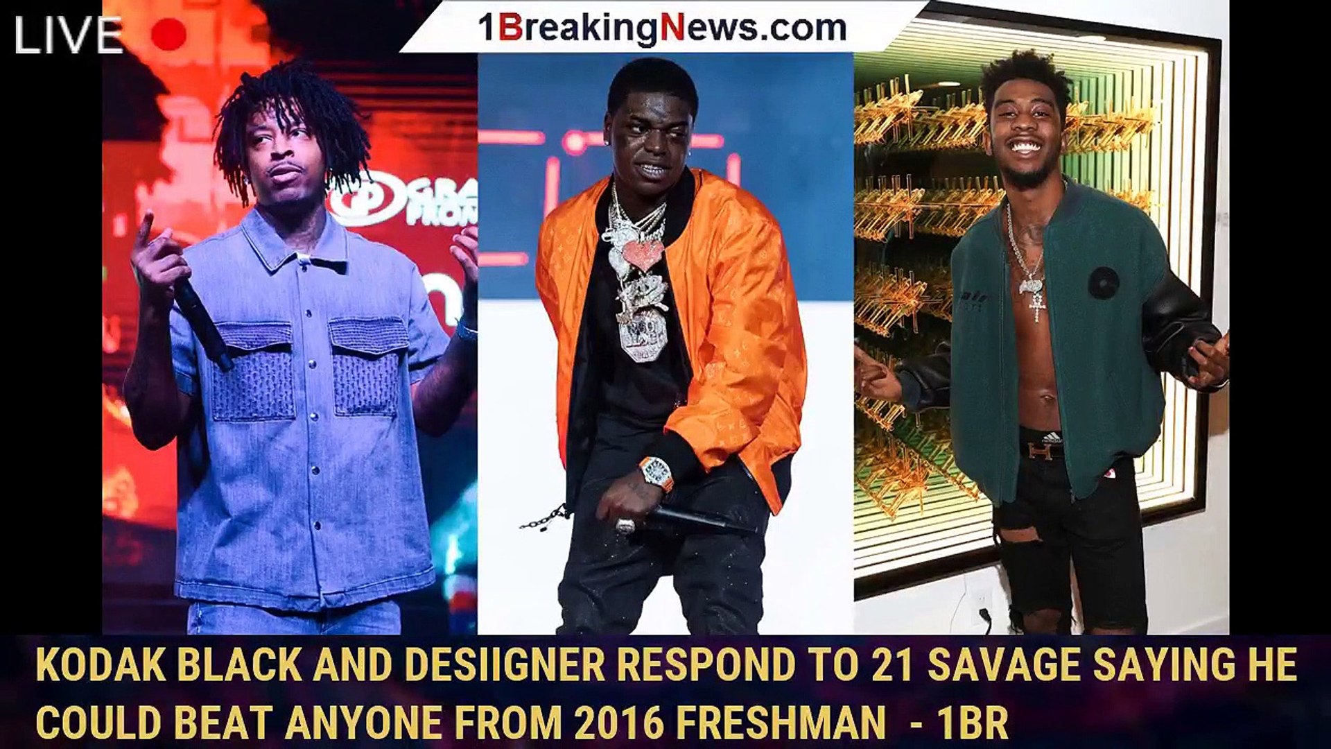 The black jacket will Cease and Desist 21 Savage in the clip 2016 XXL  Freshman Cypher of Spanglishmc