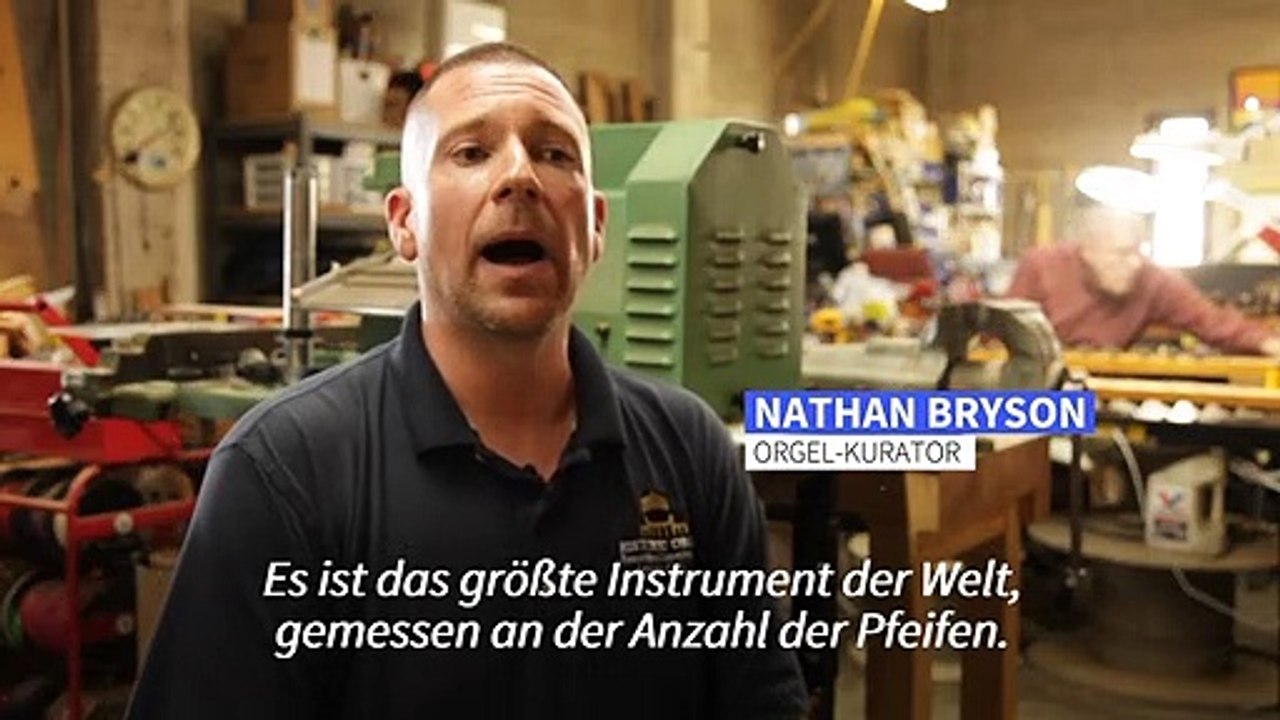 Über 33.000 Pfeifen: Größte Orgel der Welt ertönt in den USA