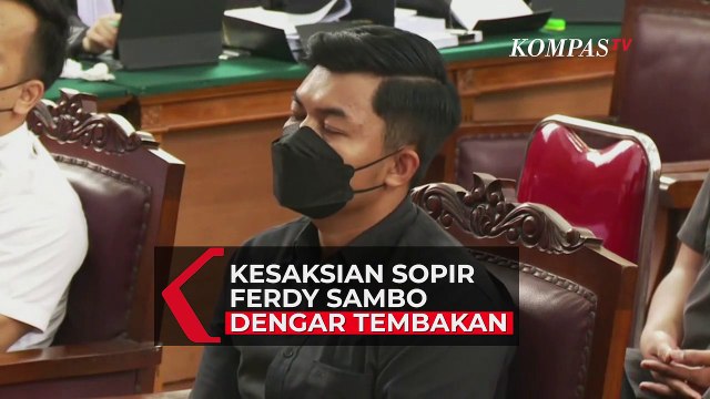 Kesaksian Sopir Ferdy Sambo Pertama Kali Dengar Suara Tembakan di Duren Tiga