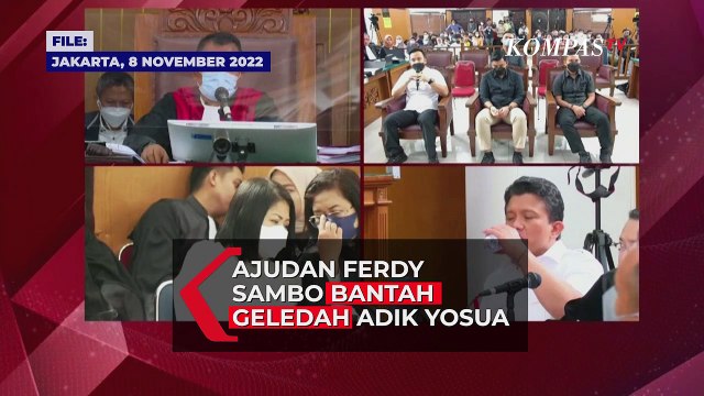 Daden Ajudan Ferdy Sambo Bantah Geledah Adik Yosua
