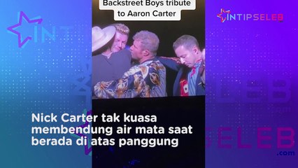 Nick Carter Nangis di Konser Backstreet Boys
