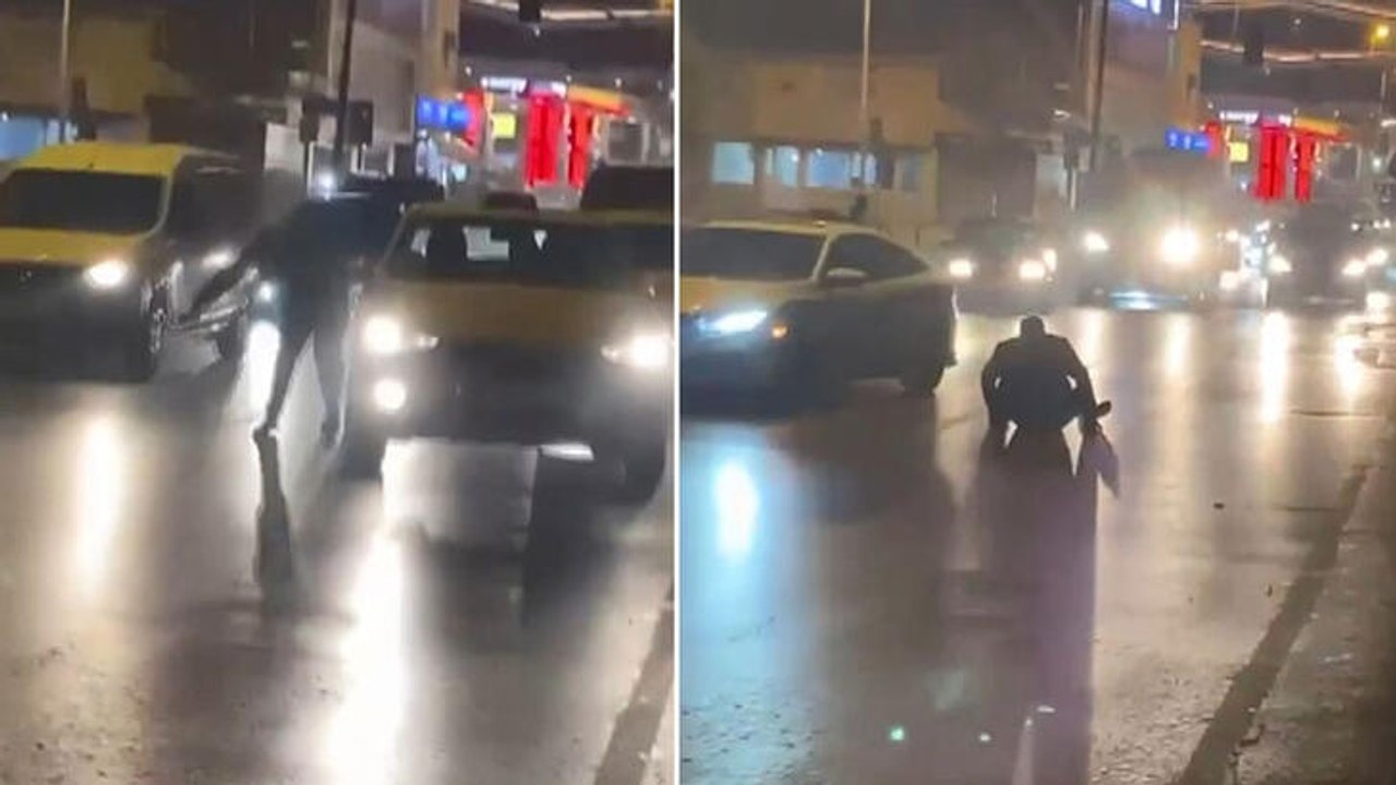 Beyoğlu'nda trafiği birbirine kattı