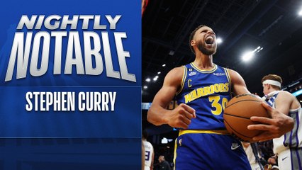 Nightly Notable: Stephen Curry | Nov. 7