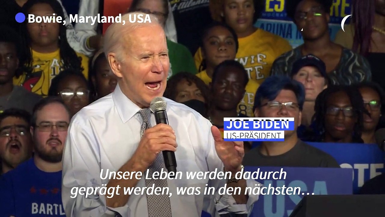 US-Zwischenwahlen: Biden ruft zur "Verteidigung der Demokratie" auf