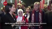 Erdoğan ve A Haber muhabiri arasında ilginç diyalog: 'Ayak yapma, ayak yapma'