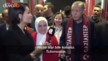 Erdoğan'dan A Haber muhabirine: Ayak yapma, bana söyle diyorsun kendin söylemiyorsun