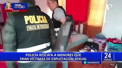 SMP: Detienen a proxenetas extranjeros que explotaban sexualmente a menores