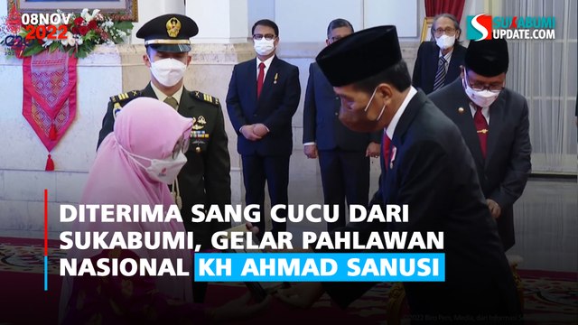 Diterima Sang Cucu dari Sukabumi, Gelar Pahlawan Nasional KH Ahmad Sanusi