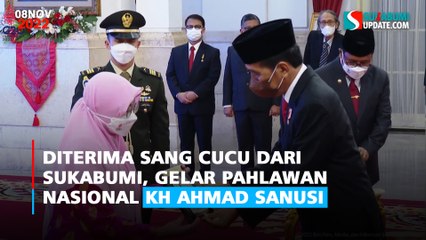 Diterima Sang Cucu dari Sukabumi, Gelar Pahlawan Nasional KH Ahmad Sanusi