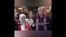 Erdoğan'dan A Haber muhabirine: Ayak yapma, ayak yapma