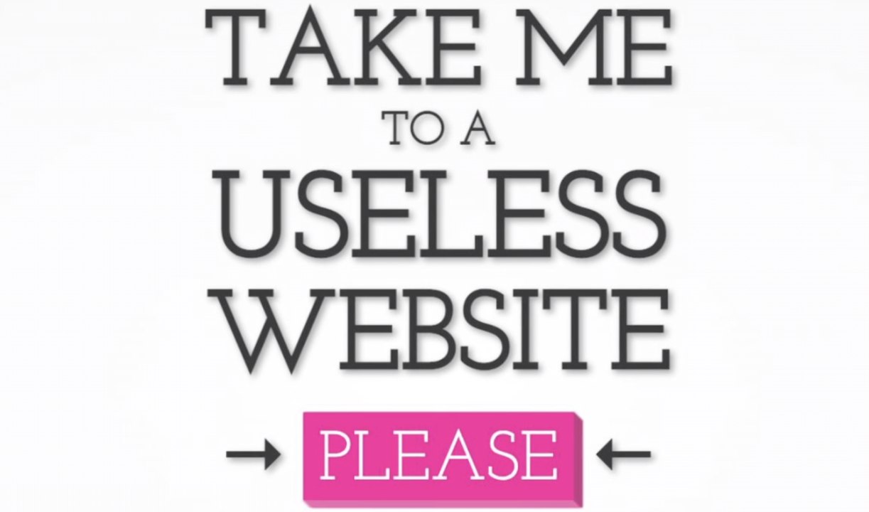 The Useless Web : le répertoire des sites les plus inutiles d’Internet