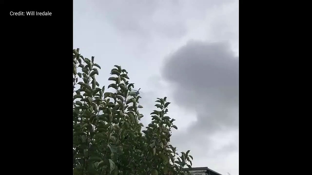 Chinook flying over New Romney