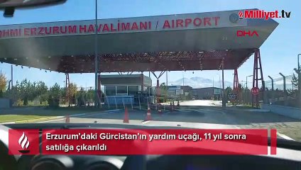 Erzurum'da 400 bin liraya satılık uçak!