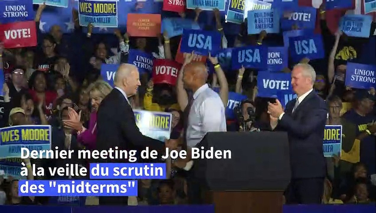 Etats-Unis : Biden appelle à "défendre la démocratie" avant les "midterms"