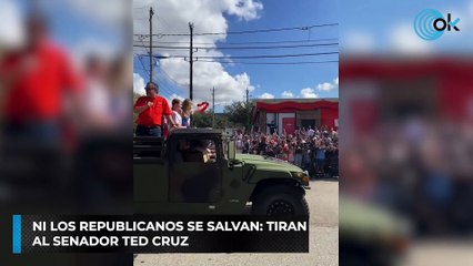 Ni los republicanos se salvan: tiran latas de cerveza al senador Ted Cruz