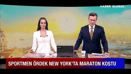 Sportmen ördek New York'ta maraton koştu