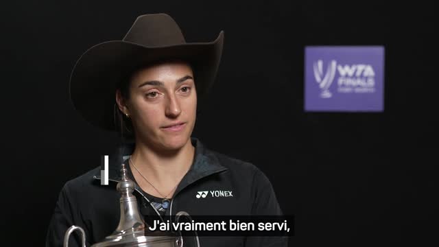 WTA Finals Fort Worth - Garcia : Mon plus grand titre