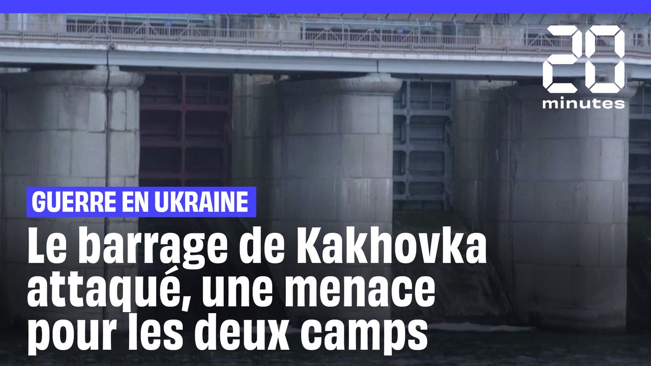 Guerre en Ukraine : Quels risques pour les Ukrainiens après l'attaque du barrage de Kakhovka ?