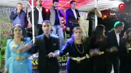 Boyları küçük aşkları büyük çifte görkemli düğün