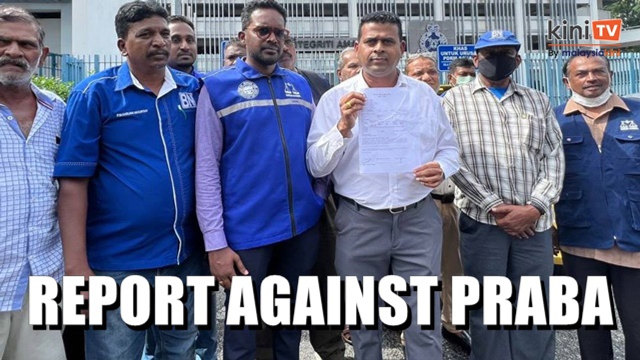 MIC lodges report against Praba over claim he was offered RM10mil to defect
