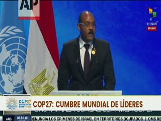 Primer Ministro de Antigua y Barbuda: Necesitamos una acción colectiva para salvar el planeta