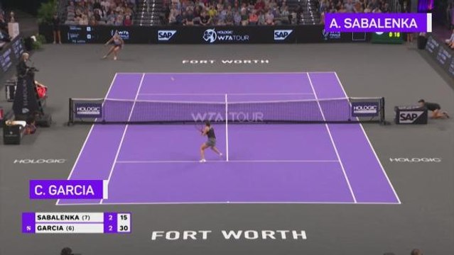 Garcia battles past Sabalenka to clinch WTA Finals crown