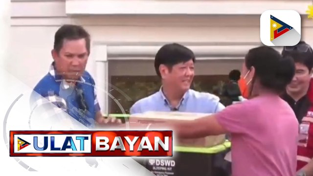 Pres. Ferdinand R. Marcos Jr., pinangunahan ang pamamahagi ng tulong sa mga nasalanta ng Bagyong Paeng sa Antique