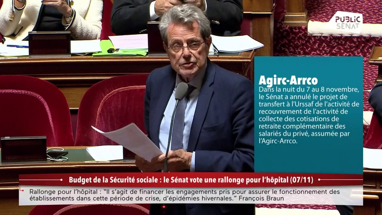 Budget de la Sécurité sociale : le Sénat vote une rallonge pour l'hôpital (07/11)