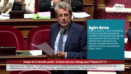 Budget de la Sécurité sociale : le Sénat vote une rallonge pour l'hôpital (07/11)
