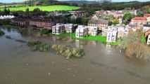 Floodwater rises dangerously close to homes in Pulborough